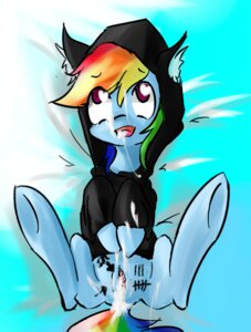 Rating: Explicit Score: 0 Tags: 2013 after_sex blue_background blue_body blue_fur bodily_fluids body_writing bottomless butt clothed clothing cum cum_in_mouth cum_in_vagina cum_inside digital_media_(artwork) directional_arrow e621 equid equine female feral friendship_is_magic fucked_silly fur genital_fluids genitals hair hasbro hoodie horse lying mammal multicolored_hair my_little_pony on_back pony purple_eyes rainbow_dash_(mlp) rainbow_hair simple_background solo spread_legs spreading tally_marks tinytrain topwear vulva western_tally_marks writing_on_thigh User: bunchy7s