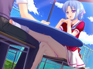Rating: Explicit Score: 0 Tags: blue_hair bow censored clothed_sex feet female footjob footjob_with_legwear game_cg male open_mouth rule34 sitting skirt sockjob socks under_the_table User: bunchy7s
