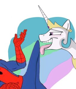 Rating: Explicit Score: 0 Tags: crossover female friendship_is_magic male marvel marvel_comics my_little_pony penis princess_celestia_(mlp) rule34 spider-man spider-man_(series) straight_hair visible_penis_shape white_background User: bunchy7s