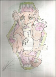 Rating: Questionable Score: 0 Tags: ambiguous_gender bodily_fluids colored_pencil_(artwork) crocodile crocodilian crying disney distracting_watermark duo e621 eating falling felid feral grandfathered_content kiara_(the_lion_king) lion mammal oral_vore pantherine pawpads paws pridelander1998 reptile scalie scared solo_focus tears the_lion_king traditional_media_(artwork) vore watermark User: bunchy7s