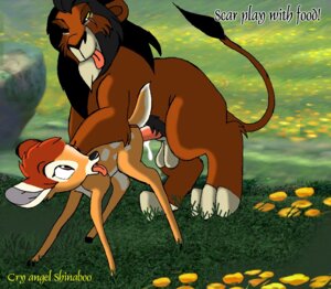 Rating: Explicit Score: 0 Tags: anthro balls bambi_(character) bambi_(film) crossover cry_angel_shinaboo cub deer disney feral_penetrated furry gay lion male male_cub male_only penis rule34 scar scar_(the_lion_king) testicles the_lion_king yaoi User: bunchy7s