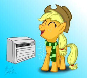 Rating: Safe Score: 0 Tags: 2011 air_conditioner applejack_(mlp) blonde_hair clothing cowboy_hat e621 earth_pony equid equine eyes_closed female feral freckles friendship_is_magic hair hasbro hat headgear headwear horse mammal my_little_pony orange_body petirep pony quadruped scarf simple_background solo tail toony User: bunchy7s