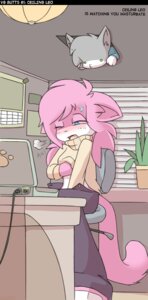 Rating: Explicit Score: 0 Tags: aeris_(vg_cats) anthro being_watched blue_eyes blush bodily_fluids bottomwear breast_fondling breast_play breasts breath ceiling ceiling_cat chair clothed clothing clothing_lift computer countershading domestic_cat duo e621 electronics fangs felid feline felis female fondling fur furniture hair hand_in_pants hand_on_breast humor leo_(vg_cats) lol_comments looking_at_another looking_pleasured male mammal masturbation meme moan office_chair one_eye_closed open_bottomwear open_clothing open_pants orangebox panting pants parody pink_body pink_fur pink_hair shirt shirt_lift sitting sweat sweater tail teeth topwear vaginal vaginal_masturbation vg_cats vgbutts voyeur User: bunchy7s