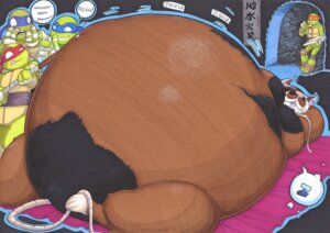 Rating: Questionable Score: 0 Tags: adopted_(lore) adopted_son_(lore) adoptive_father_(lore) anthro belly big_belly brother_(lore) brothers_(lore) brown_rat cjk_character clothing dialogue donatello_(tmnt) e621 english_text food group huge_belly leonardo_(tmnt) lying male mammal marker_(artwork) master_splinter michelangelo_(tmnt) moobs morbidly_obese murid murine nude obese obese_anthro obese_male on_back open_mouth overweight overweight_anthro overweight_male pizza poking prisonsuit-rabbitman raphael_(tmnt) rat reptile rodent scalie sibling_(lore) sleeping speech_bubble teenage_mutant_ninja_turtles teenage_mutant_ninja_turtles_(2012) text traditional_media_(artwork) turtle weight_gain User: bunchy7s