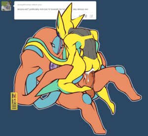 Rating: Explicit Score: 0 Tags: alternate_color ambiguous_gender anal anal_penetration attack_forme_deoxys balls big_penis blush bodily_fluids butt cum cum_in_ass cum_inside defense_forme_deoxys deoxys duo e621 english_text erection eye_contact from_front_position generation_3_pokemon genital_fluids genitals humanoid legendary_pokemon looking_at_another lying male mastery_position misericorde muscular nintendo on_top penetration penis pokemon pokemon_(species) sex shiny_pokemon simple_background spread_legs spreading straddling text User: bunchy7s Rating: Explicit Score: 0 Tags: alternate_color ambiguous_gender anal anal_penetration attack_forme_deoxys balls big_penis blush bodily_fluids butt cum cum_in_ass cum_inside defense_forme_deoxys deoxys duo e621 english_text erection eye_contact from_front_position generation_3_pokemon genital_fluids genitals humanoid legendary_pokemon looking_at_another lying male mastery_position misericorde muscular nintendo on_top penetration penis pokemon pokemon_(species) sex shiny_pokemon simple_background spread_legs spreading straddling text User: bunchy7s
