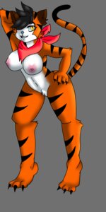 Rating: Questionable Score: 0 Tags: 1:2 amber_eyes anthro big_breasts breasts claws countershading crossgender e621 felid female female_anthro frosted_flakes fur grin hand_behind_head hand_on_hip kellogg's kerchief kerchief_only mammal mascot mostly_nude name_on_clothing naturally_censored neckerchief neckerchief_only neckwear nipples orange_body orange_fur pantherine pose pubes pupils red_kerchief red_neckerchief slit_pupils smile solo tiger tony_the_tiger zerodeath980reborn User: bunchy7s