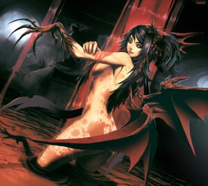 Rating: Questionable Score: 0 Tags: black_hair blood breasts censored claws convenient_censoring demon demon_girl elizabeth_bathory female genzoman history long_hair monster_girl nude red_eyes rule34 vampire wings User: bunchy7s