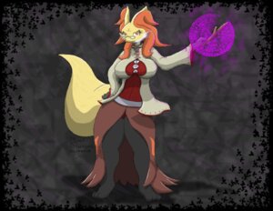 Rating: Safe Score: 0 Tags: anthro anthrofied big_breasts breasts canid canine clothed clothing collared_shirt delphox dress_shirt e621 eyewear female fur generation_6_pokemon glasses hand_on_hip looking_at_viewer mammal nintendo nooxgard orange_eyes panties pokemon pokemon_(species) pokemorph shirt solo topwear underwear wand wide_hips User: bunchy7s