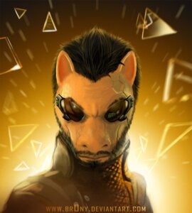 Rating: Safe Score: 0 Tags: 2011 adam_jensen alternate_species anthro armor beard black_hair br0ny clothing crossover cybernetics deus_ex deus_ex:_human_revolution e621 equid equine eyewear facial_hair glass glasses hair hasbro horse humanoid_pointy_ears looking_at_viewer machine male mammal my_little_pony pointy_ears ponification pony reflection science_fiction solo suit warm_colors yellow_body yellow_skin yellow_theme User: bunchy7s