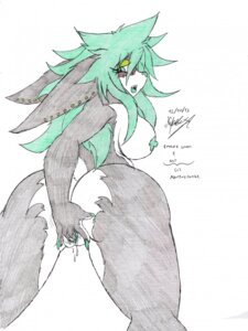Rating: Explicit Score: 0 Tags: anthro azurenekoalex blush breasts butt e621 ear_piercing emerald_green_(character) female genitals green_hair hair hi_res lagomorph leporid mammal masturbation nipples nude piercing rabbit solo traditional_media_(artwork) vaginal vaginal_masturbation vulva User: bunchy7s