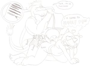 Rating: Explicit Score: 0 Tags: 1boy 1girls all_fours ass beard captain_chlamydia doggy_style female fur furry furry_only ganador heart implied_sex jessica_anner list male monochrome paper pen rule34 sketch spunky tail text User: bunchy7s