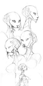 Rating: Questionable Score: 0 Tags: alien alien_humanoid black_and_white bone breasts bust_portrait collage_(artwork) concept_art detailed_anatomy e621 exoskeleton exposed_bone exposed_endoskeleton exposed_muscle eyelashes female guide_lines half-length_portrait humanoid lips mandibles monochrome multiple_angles nipples no_pupils no_sclera not_furry portrait realistic_anatomy rib_cage side_view sketch solo three-quarter_view traditional_media_(artwork) unfinished unknown_artist unknown_year User: bunchy7s