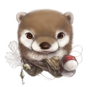 Rating: Safe Score: 0 Tags: ambiguous_gender e621 feral fishing_line hook looking_at_viewer mammal mustelid otter silverfox5213 simple_background solo User: bunchy7s