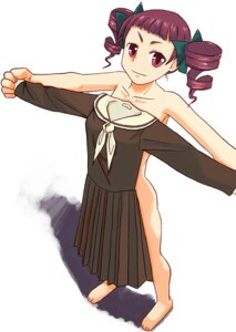 Rating: Questionable Score: 0 Tags: bad_hands bow clothes_in_front drill_hair female hairbow long_skirt maria-sama_ga_miteru matsudaira_touko nude pleated_skirt purple_hair red_eyes rule34 sailor_collar school_uniform sera_kei skirt solo twin_drills User: bunchy7s