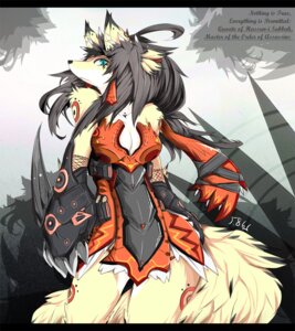Rating: Safe Score: 0 Tags: anthro blue_eyes breasts canid canine dragoon86 e621 female fox hair long_hair looking_at_viewer mammal solo tail User: bunchy7s