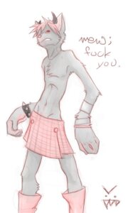 Rating: Questionable Score: 0 Tags: 3:5 anthro boots bottomwear clothed clothing crossdressing demon digital_media_(artwork) domestic_cat e621 felid feline felis femboy footwear glamfur horn kilt knee_boots knee_highs legwear male mammal nitrogen portrait shoes skirt solo three-quarter_portrait topless User: bunchy7s
