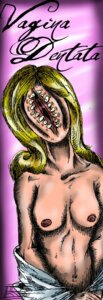 Rating: Explicit Score: 0 Tags: 1girls breasts female horror inanimate pussy pussy_face rule34 sentient_pussy solo topless vagina vagina_dentata User: bunchy7s