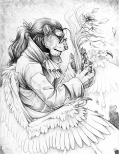Rating: Safe Score: 0 Tags: anthro bodily_fluids clothed clothing e621 eyewear feathered_wings feathers felid flower glasses graphite_(artwork) greyscale hair hibbary male mammal monochrome pantherine plant ponytail solo tears tiger traditional_media_(artwork) wings User: bunchy7s Rating: Safe Score: 0 Tags: anthro bodily_fluids clothed clothing e621 eyewear feathered_wings feathers felid flower glasses graphite_(artwork) greyscale hair hibbary male mammal monochrome pantherine plant ponytail solo tears tiger traditional_media_(artwork) wings User: bunchy7s