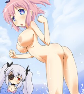 Rating: Explicit Score: 0 Tags: 2girls ass bikini_top blush breasts cleavage eye_patch female hibari_(senran_kagura) huge_breasts multiple_females multiple_girls nipples nude pink_hair pussy red_eyes rule34 sashi senran_kagura short_hair uncensored water white_hair yagyuu_(senran_kagura) User: bunchy7s