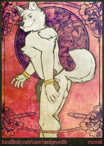 Rating: Explicit Score: 0 Tags: abstract_background anthro backsack bag balls biped black_nose bottomwear bracelet bulge butt canid canine clothed clothing e621 ears_up fur genitals ineffective_clothing ineffective_loincloth jewelry loincloth looking_at_viewer looking_back male mammal penis raised_tail seductive simple_background skimpy solo standing tail teal_eyes tenting text topless url white_body white_fur xedgewolfx User: bunchy7s