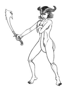 Rating: Explicit Score: 0 Tags: 1girls breasts covering_breasts dungeons_and_dragons female female_only holding_weapon horn monochrome nude nude_female pubic_hair rule34 solo solo_female sword tagme tail tiefling wonderelagon User: bunchy7s
