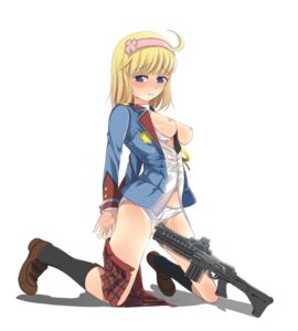 Rating: Explicit Score: 0 Tags: arms_behind arms_behind_back blonde_hair blue_eyes blush boots bra breasts clothing cosette_coalhearth female footwear gun hairband handcuffs insertion jacket kaltoma kneeling lingerie medium_breasts miniskirt nipples open_clothes open_shirt panties rule34 school_uniform shirt short_hair skirt socks solo underwear uniform valkyria_chronicles valkyria_chronicles_2 weapon white_bra white_panties white_shirt User: bunchy7s