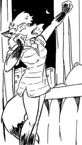 Rating: Safe Score: 0 Tags: anthro canid canine chest_tuft clothed clothing detailed_background e621 fangs female fox fur hooda lucy_thatcher mammal monochrome night open_mouth sleepwear solo stretching style_wager tail teeth tired tuft yawn User: bunchy7s Rating: Safe Score: 0 Tags: anthro canid canine chest_tuft clothed clothing detailed_background e621 fangs female fox fur hooda lucy_thatcher mammal monochrome night open_mouth sleepwear solo stretching style_wager tail teeth tired tuft yawn User: bunchy7s