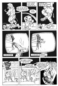 Rating: Questionable Score: 0 Tags: anthro black_and_white blood bodily_fluids canid canine comic dialogue domestic_pig e621 english_text female male mammal monochrome mulefoot profanity slop stomping suid suine sus_(pig) text wild_boar User: bunchy7s