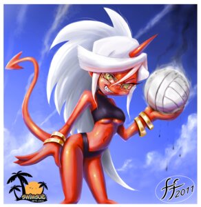 Rating: Questionable Score: 0 Tags: ball border demon demon_humanoid detailed detailed_background e621 eyewear female fernando_faria glasses hair holding_ball holding_object horn horned_humanoid humanoid kneesocks_daemon not_furry panty_and_stocking_with_garterbelt red_body red_skin solo sport tail toony volleyball_(ball) white_border white_hair User: bunchy7s