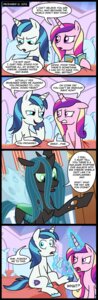 Rating: Safe Score: 0 Tags: arthropod bed blue_eyes blue_hair book changeling_(mlp) colored_nails comic cutie_mark dialogue e621 english_text equid equine fangs feathered_wings feathers female feral friendship_is_magic furniture glowing green_eyes hair hasbro hi_res hole_(anatomy) horn long_hair madmax magic mammal multicolored_hair my_little_pony mythological_creature mythological_equine mythology nails princess_cadance_(mlp) purple_eyes quadruped queen_chrysalis_(mlp) shining_armor_(mlp) sitting sparkles tail teeth text unicorn winged_unicorn wings User: bunchy7s