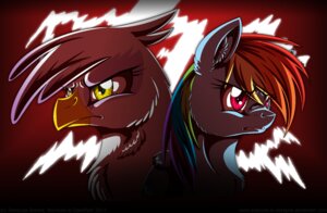 Rating: Safe Score: 0 Tags: 2013 avian beak blue_body blue_fur duo e621 electricity equid equine feathered_wings feathers female feral friendship_is_magic fur gilda_(mlp) gryphon hair hasbro inuhoshi-to-darkpen lightning mammal multicolored_hair my_little_pony mythological_avian mythological_creature mythological_equine mythology pegasus purple_eyes rainbow_dash_(mlp) rainbow_hair wings yellow_eyes User: bunchy7s