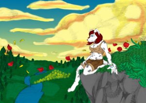 Rating: Safe Score: 0 Tags: anthro blue_eyes canid canine canis cloud dalmatian dealia_devilbliss domestic_dog e621 female fur hair kazhiru long_hair mammal outside red_hair sky solo User: bunchy7s