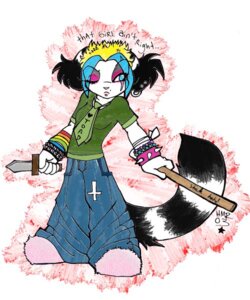 Rating: Safe Score: 0 Tags: 2003 5:6 accessory alternative_fashion anthro blonde_hair blue_eyes blue_hair bottomwear bracelet chelsea_hair_cut clothing cross e621 ear_piercing facial_piercing female forward_helix_piercing glamfur goth hair helix_piercing inverted_cross jewelry lemur lip_piercing mammal melee_weapon necktie one_eye_closed pants piercing primate ring-tailed_lemur ruler shirt short_hair simple_background solo strepsirrhine sword tail topwear weapon white_background zeriara zeriara_(character) User: bunchy7s Rating: Safe Score: 0 Tags: 2003 5:6 accessory alternative_fashion anthro blonde_hair blue_eyes blue_hair bottomwear bracelet chelsea_hair_cut clothing cross e621 ear_piercing facial_piercing female forward_helix_piercing glamfur goth hair helix_piercing inverted_cross jewelry lemur lip_piercing mammal melee_weapon necktie one_eye_closed pants piercing primate ring-tailed_lemur ruler shirt short_hair simple_background solo strepsirrhine sword tail topwear weapon white_background zeriara zeriara_(character) User: bunchy7s