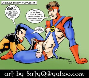 Rating: Explicit Score: 0 Tags: 2001 2boys black_hair brown_hair colossal_boy dc dc_comics erect_nipples exposed_nipples flaccid flaccid_penis gay gim_allon large_penis leaning_on_hand legion_of_superheroes legs_held_open male male_only multiple_males nipples no_pupils pants_open pants_pull penis rule34 satyq shirt_up timberwolf yaoi User: bunchy7s