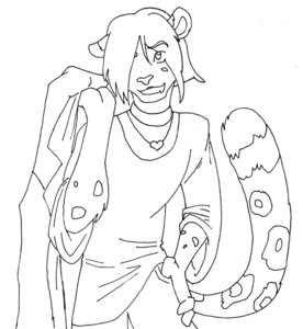 Rating: Safe Score: 0 Tags: anthro black_and_white clothed clothing e621 felid front_view fully_clothed line_art male mammal monochrome raven-dynamo simple_background solo spots white_background User: bunchy7s