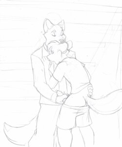 Rating: Explicit Score: 0 Tags: adolescent adult_on_adolescent anthro black_and_white bottomwear bottomwear_down brother_(lore) canid canine clothing duo e621 erection fluffy fluffy_tail genitals handjob incest_(lore) jailbird male male/male mammal monochrome penile penis public quickie sex sibling_(lore) simple_background sketch tail traditional_media_(artwork) white_background young young_anthro young_male User: bunchy7s