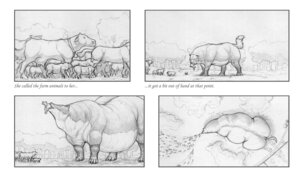 Rating: Questionable Score: 0 Tags: ambiguous_gender ambiguous_prey body_in_mouth body_size_growth bovid bovine canid canine cattle comic domestic_pig e621 english_text extreme_size_difference feet_first female female_pred female_prey feral fox graphite_(artwork) greyscale group macro mammal meanybeany monochrome multiple_prey obese outside overweight quadruped size_difference size_transformation solo_focus suid suine sus_(pig) tail teats text traditional_media_(artwork) transformation udders vore weight_gain willing_pred willing_prey User: bunchy7s