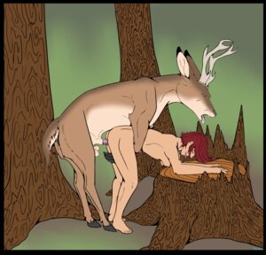 Rating: Explicit Score: 0 Tags: all_fours antlers backlash91 balls bent_over bestiality black_border border breasts brown_eyes conditional_dnp deer detailed_background digital_media_(artwork) doggystyle dominant duo e621 erection eye_roll female female_human female_on_feral female_penetrated feral feral_penetrating feral_penetrating_human forest from_behind_position genitals hi_res horn human human_on_feral human_penetrated interspecies larger_dom larger_male male male/female male_on_human male_penetrating male_penetrating_female mammal nude outside penetration penile penile_penetration penis penis_in_vagina plant sex size_difference smaller_female smaller_penetrated tongue tongue_out tree tree_stump vaginal vaginal_penetration vulva User: bunchy7s