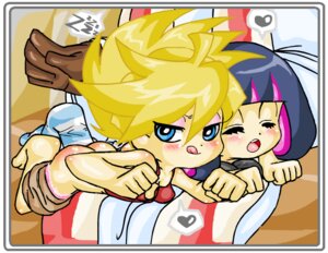 Rating: Explicit Score: 0 Tags: :p :q ass blush dark-skinned_male dark_skin female garterbelt_(psg) heart interracial male panty_&amp;_stocking_with_garterbelt panty_anarchy rule34 smile spanked spanking stocking_anarchy User: bunchy7s