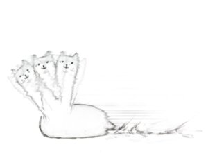 Rating: Safe Score: 0 Tags: :3 afterimage alpaca ambiguous_gender camelid e621 feral llama looking_at_viewer mammal motion_blur noja running solo what User: bunchy7s