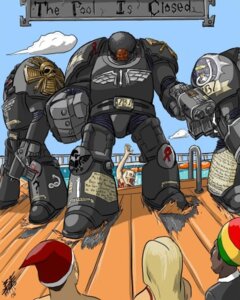 Rating: Safe Score: 0 Tags: /b/ 2009 4:5 4chan adeptus_astartes armor bolter bone e621 female group human longcat low_res machine male mammal meme patriotic_nigras pool's_closed power_armor skull space_marine storm_bolter unknown_artist warhammer_(franchise) warhammer_40000 User: bunchy7s