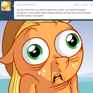 Rating: Safe Score: 0 Tags: 1:1 applejack_(mlp) ask_blog ask_jappleack asking blonde_hair clothing e621 earth_pony english_text equid equine female friendship_is_magic green_eyes hair hasbro hat headgear headwear horse hotdiggedydemon mammal my_little_pony pony solo text toony tumblr user_message username what User: bunchy7s