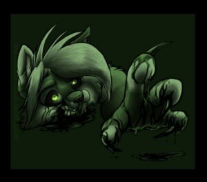 Rating: Explicit Score: 0 Tags: anthro black_border bloo blood bodily_fluids border canid canine claws dark dying e621 female glowing glowing_eyes gore mammal nightmare_fuel reaching solo User: bunchy7s