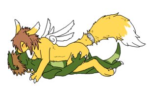 Rating: Explicit Score: 0 Tags: ambiguous_gender anthro blush brown_hair canid canine coron dipstick_tail dragon duo e621 eyes_closed fakemon feathered_wings feathers floating_wings fox genitals hair interspecies kissing male mammal markings mythological_creature mythological_scalie mythology penis scalie sex simple_background tail tail_markings unknown_artist unusual_anatomy unusual_wings white_background wings User: bunchy7s