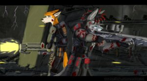 Rating: Questionable Score: 0 Tags: anthro black_bars blood bodily_fluids canid canine canis detailed_background drakessaphire duo e621 epic_games fox gears_of_war gun gunfire letterbox male mammal microsoft outside raining ranged_weapon tail weapon wolf xbox_game_studios User: bunchy7s