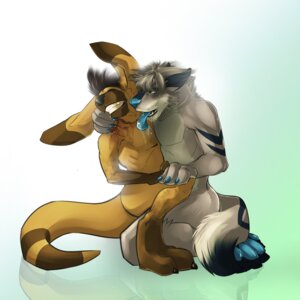 Rating: Explicit Score: 0 Tags: 1:1 anal anal_penetration anthro black_hair blood blue_body blue_eyes blue_fur blue_nose blue_tongue bodily_fluids brown_body brown_fur canid canine claws clenched_teeth duo e621 erection fur genitals gore grey_body grey_fur grey_hair hair kangaroo macropod male male/male male_penetrated male_penetrating male_penetrating_male mammal marsupial no_swift penetration penis sex simple_background tail teeth tongue white_background User: bunchy7s