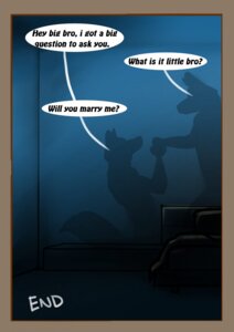 Rating: Safe Score: 0 Tags: anthro border brother_(lore) brothers_(lore) canid canine comic dialogue duo e621 english_text fox hi_res hufnaar incest_(lore) male male/male mammal marriage_proposal orange_border shadow sibling_(lore) text User: bunchy7s Rating: Safe Score: 0 Tags: anthro border brother_(lore) brothers_(lore) canid canine comic dialogue duo e621 english_text fox hi_res hufnaar incest_(lore) male male/male mammal marriage_proposal orange_border shadow sibling_(lore) text User: bunchy7s