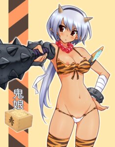 Rating: Questionable Score: 0 Tags: blush bracelet breasts cleavage club copyright_request demon demon_girl female hairband hand_on_hip horns itoji jewelry kanabo kanabou long_hair lowleg lowleg_panties necklace nipple_slip nipples oni panties pointy_chin pointy_ears ponytail rule34 silver_hair sortie spiked_club thighhighs thong tied_hair tiger_print underwear wardrobe_malfunction weapon User: bunchy7s