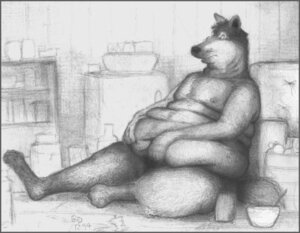 Rating: Safe Score: 0 Tags: 1994 anthro bd belly big_belly canid canine canis detailed detailed_background domestic_dog e621 love_handles male mammal monochrome navel obese obese_anthro obese_male overweight overweight_anthro overweight_male solo tail toony User: bunchy7s