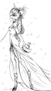 Rating: Safe Score: 0 Tags: 2014 anthro anthrofied armwear black_and_white bodily_fluids bouquet breasts clothing collar dress e621 elbow_gloves equid equine feathered_wings feathers female flower friendship_is_magic fur gloves hair handwear hasbro horn leash legwear madhotaru mammal monochrome my_little_pony mythological_creature mythological_equine mythology plant slave solo stockings tears twilight_sparkle_(mlp) upset veil winged_unicorn wings User: bunchy7s
